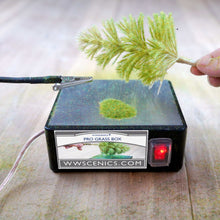 Load image into Gallery viewer, WWScenics Pro Grass Box static grass applicator for miniature bases and dioramas with 3D effect and battery powered design