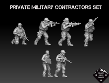 Load image into Gallery viewer, 28mm Modern Private Military Contractor Set