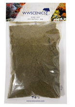 Load image into Gallery viewer, WWScenics 1mm Patchy Static Grass for realistic miniature basing and scenic ground cover with multi-tone blend of greens and browns.
