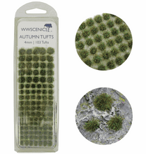 Load image into Gallery viewer, WWScenics 4mm Autumn Tufts self-adhesive static grass tufts for model scenery and dioramas
