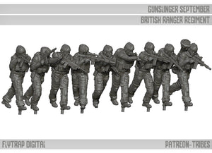 28mm Modern GUNSLINGER: British QRF Section (Ranger Regt)