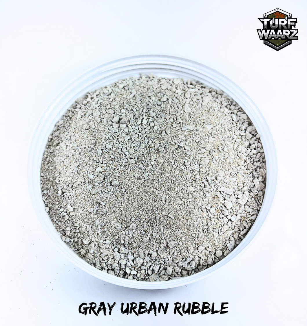 Turf Waarz Gray Urban Rubble Wargame Scenics