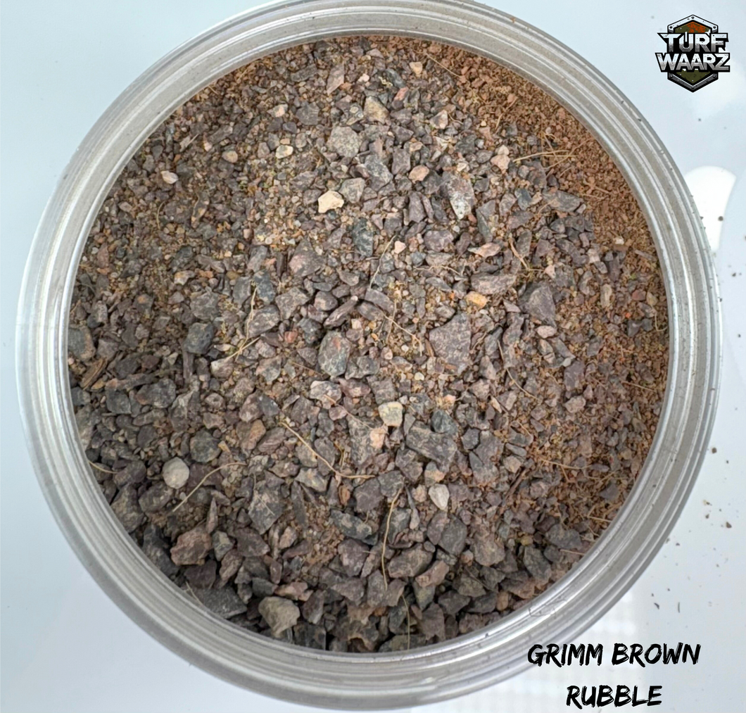 Turf Waarz Grimm Brown Rubble Wargame Scenics