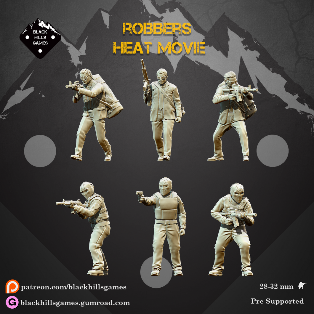 28mm Modern Bank Robbers