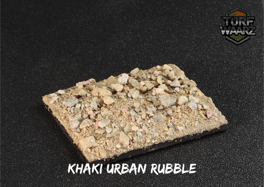 Turf Waarz Khaki Urban Rubble Wargame Scenics