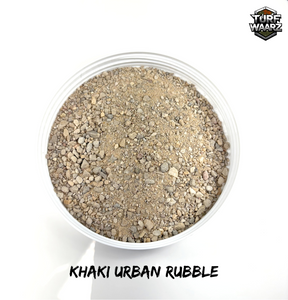 Turf Waarz Khaki Urban Rubble Wargame Scenics
