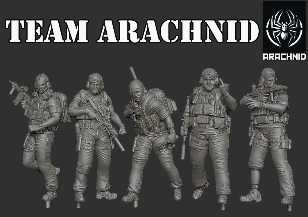 28mm Modern GUNSLINGER: 'Team Arachnid' American Contractors