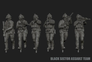 28mm Modern GUNSLINGER: Black Sector GIG 'Assault Team'