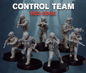 32mm Control Team Red Edge