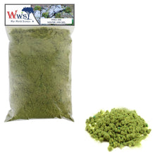 Load image into Gallery viewer, WWScenics 1mm Winter Static Grass fine fiber blend for realistic cold-season modeling in wargaming, dioramas, and railway scenery
