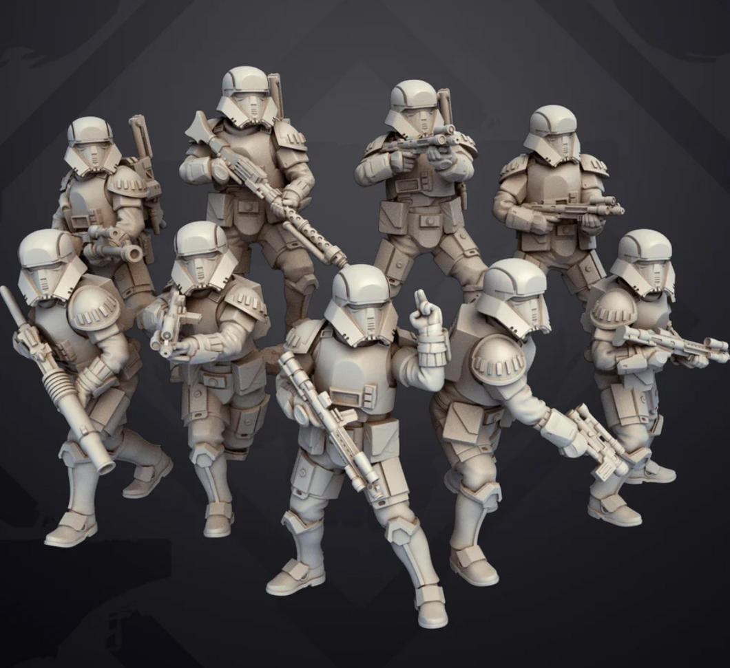 32mm Authority Frontier Troopers (light variant)