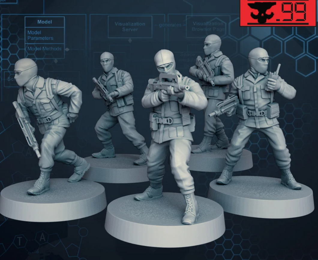 32mm Generic Wolf Soldier