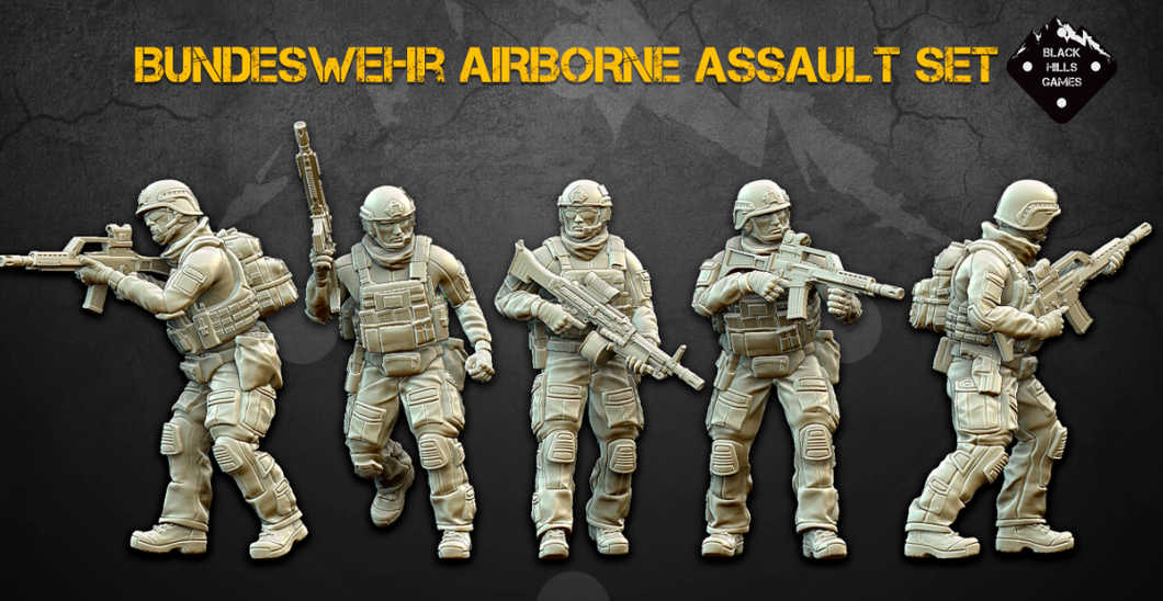 28mm Modern Bundeswehr Airborne Assault Set