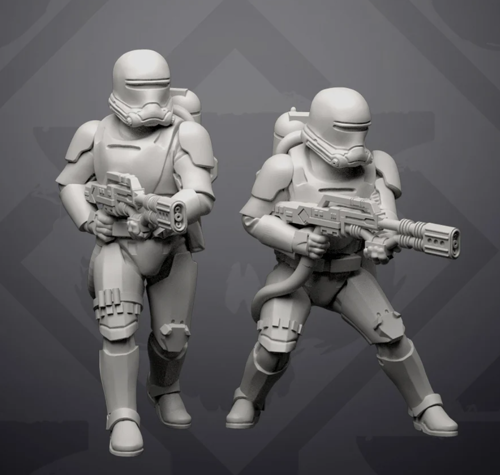 32mm Sovereign Incinerator Troopers