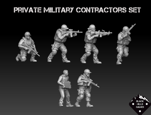 28mm Modern Private Military Contractor Set