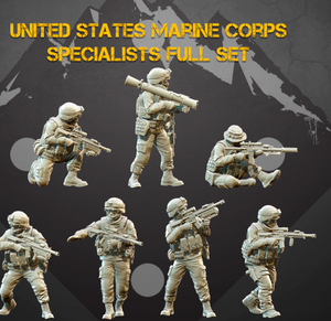 28mm Modern United States Marine Corps Specialists