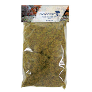 WWScenics 6mm Wild Meadow Static Grass 100 grams
