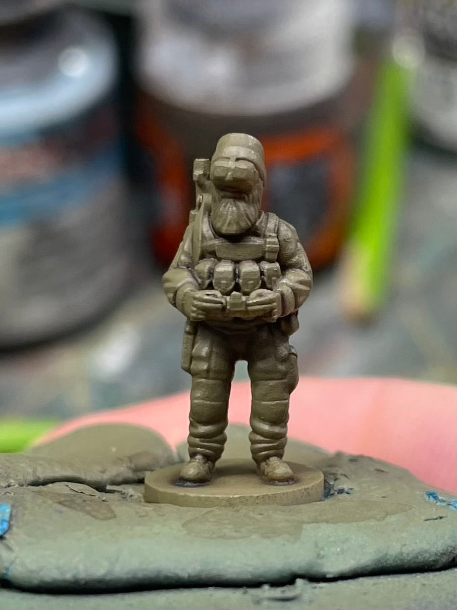 15mm Modern Chechen and Middle East Insurgent Fighter Pack