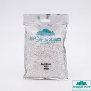 Small Stones 2-3 mm white (500 g)-Geek Gaming